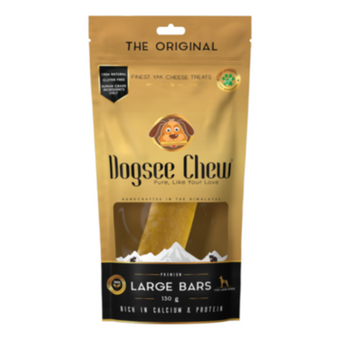 Dogsee Large Bars: Long-Lasting Dental Chews for Large Dogs 130g